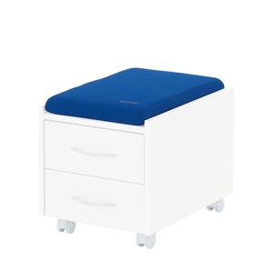 Poduška na kontejner, modrá - černá