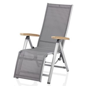 KETTLER CIRRUS křeslo relax, stříbrná, týk