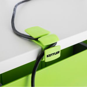 Držák na kabely zelený