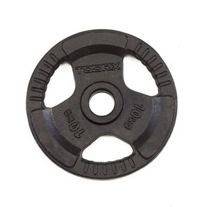 TOORX Kotouč olympijský černý, 10 kg