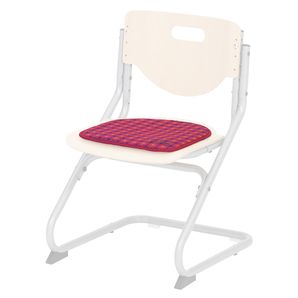 Poduška na židli CHAIR PLUS, růžová - karo